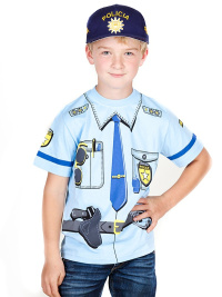 Polis t-shirt, barnklder