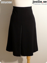 Veck-kjol, svart