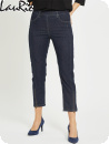 LauRie Piper jeans, mrk denim, 7/8-dels lngd. Organic