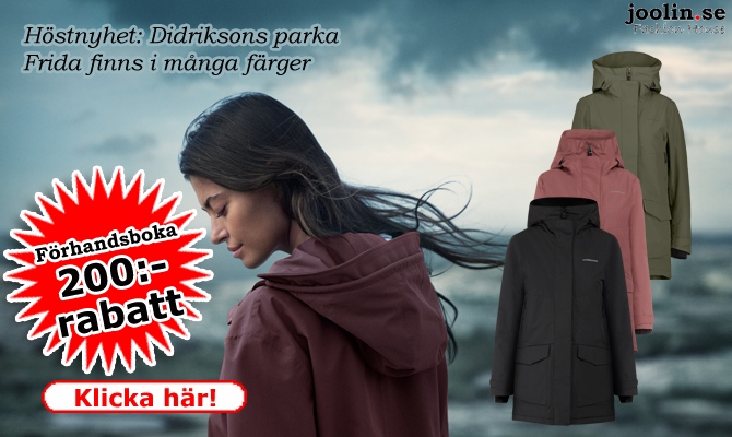 Hstnyhet: Hrligt varm och skn damjacka frn Didriksons som finns i flera frger
