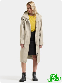 Didriksons Melinda regnjacka, clay beige