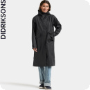 Didriksons Melinda regnjacka, svart