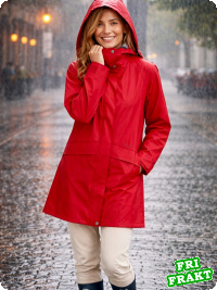 Didriksons Elly regnjacka, spring red