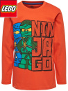 Lego Ninjago röd lång ärm barntröja