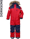 Didriksons Bjrnen red kids coveral