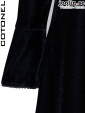 Klnnings-tunika, svart sammet