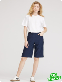 City-shorts, LauRie Donna navy/marin.   KO-TEX