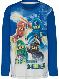 Lego Ninjago print bl, barntrja lng rm