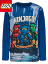 Lego Ninjago print blå barntröja, lång ärm
