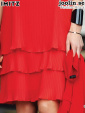 Party-klänning, röd