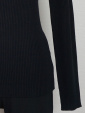 Knyt-tröja i svartvit