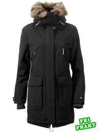 Didriksons Lina black/svart parka 