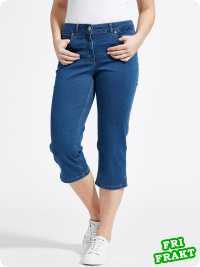 LauRie Charlotte Capri, medium blue denim