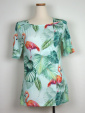 Flamingo-top, Tropical print