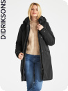 Didriksons Eline, black/svart parka