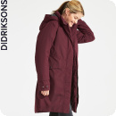 Didriksons Eline, wine red parka