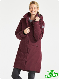 Didriksons Eline, wine red parka