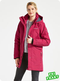 Didriksons Tanja warm fuchsia parka