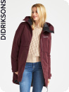 Didriksons Helle, wine red parka