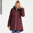 Didriksons Helle, wine red parka