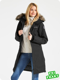 Didriksons Nadine, black/svart parka