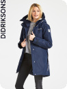 Didriksons Silje, navy/marin parka