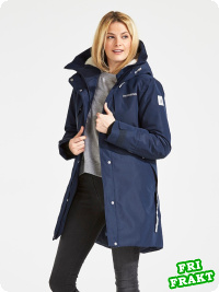 Didriksons Silje, navy/marin parka