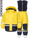 Didriksons Boardman yellow fleecefodrat regnset