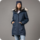 8848 Amiata W parka navy