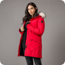 8848 Derica W parka red