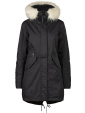 8848 Jinny w parka, black