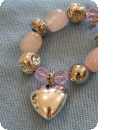 Armband med rosenkvarts