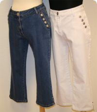 Capri-jeans, bl