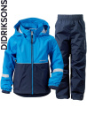 Didriksons Kooruna kids set sharp blue