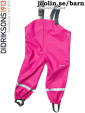 Didriksons Slaskeman fuchsia/rosa regnset