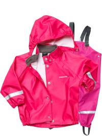 Didriksons Slaskeman fuchsia/rosa regnset