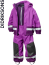 Didriksons Boardman amethyst/lila fleecefodrat regnset