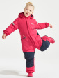 Didriksons Tysse warm cerise kids coveral