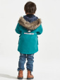 Didriksons Kure glacier blue parka