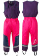 Didriksons Boardman warm cerise fleecefodrat regnset