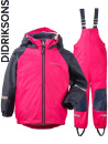 Didriksons Stormman warm cerise regnset