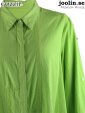 Storskjorta med broderi, limegrön