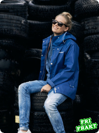 Didriksons Ester regnjacka, navy/marin