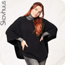 Organic Cotton-cape, svart