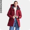 Didriksons Frida, element red, parka