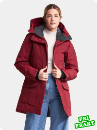 Didriksons Frida, element red, parka