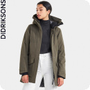 Didriksons Frida, fog green, parka