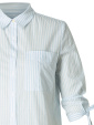 Skjorta, ljusblå-vit