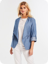 Tencel-jacka i Chambray