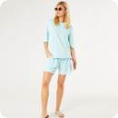 Beach Wear-shorts aqua frn Micha